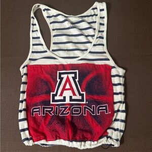 Arizona Wildcats cropped tank top